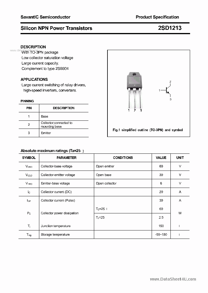 2SD1213_2700469.PDF Datasheet