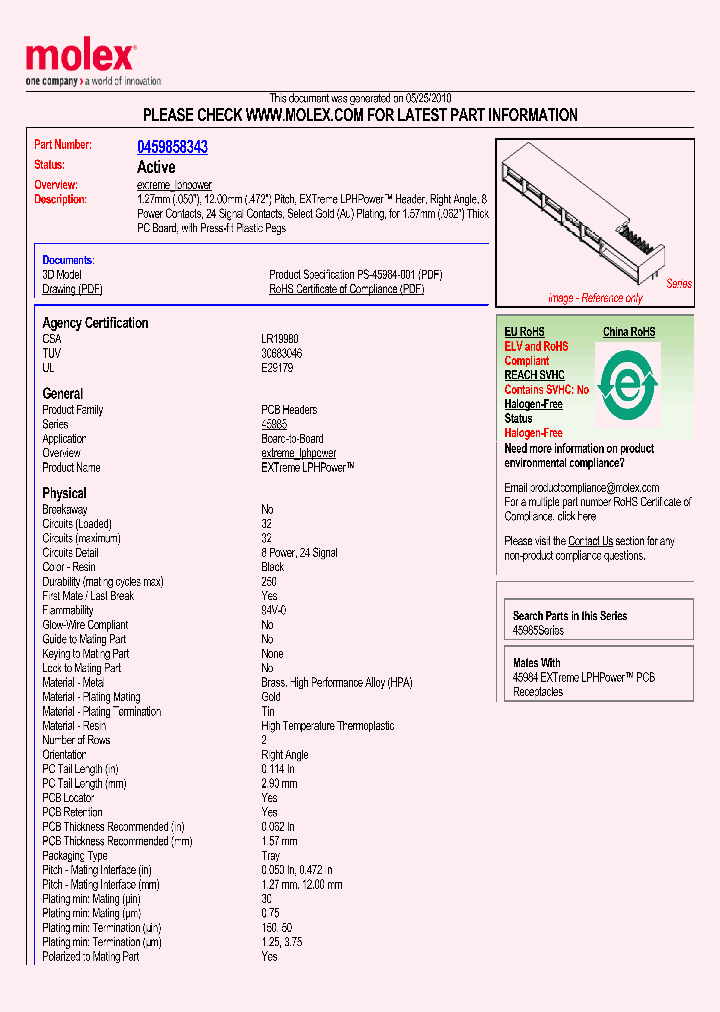 45985-8343_2740374.PDF Datasheet