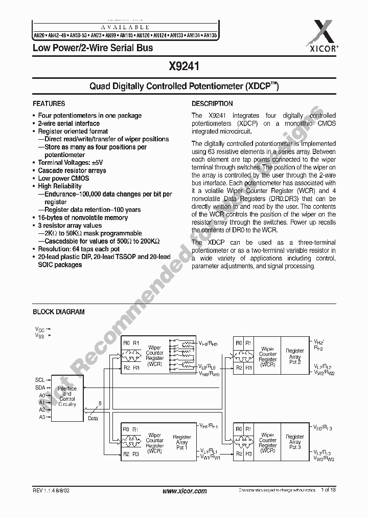 X9241_2878029.PDF Datasheet