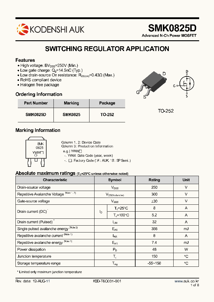 SMK0825D_2916987.PDF Datasheet