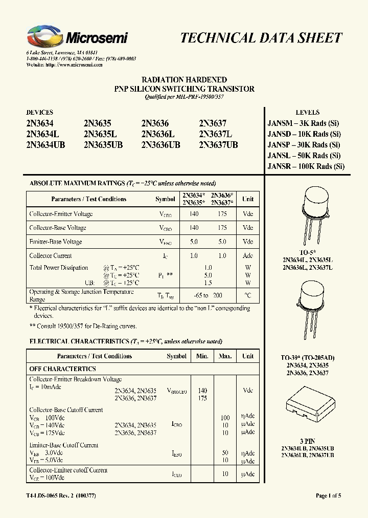 2N3637UB_3003319.PDF Datasheet