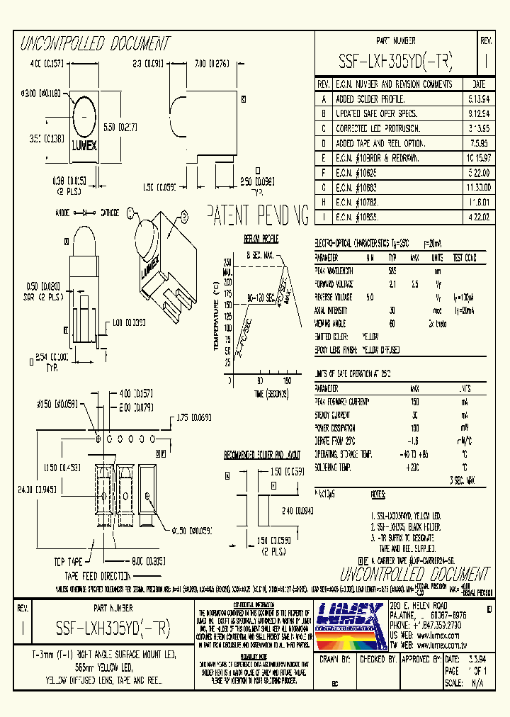 SSF-LXH305YD-TR_3118982.PDF Datasheet