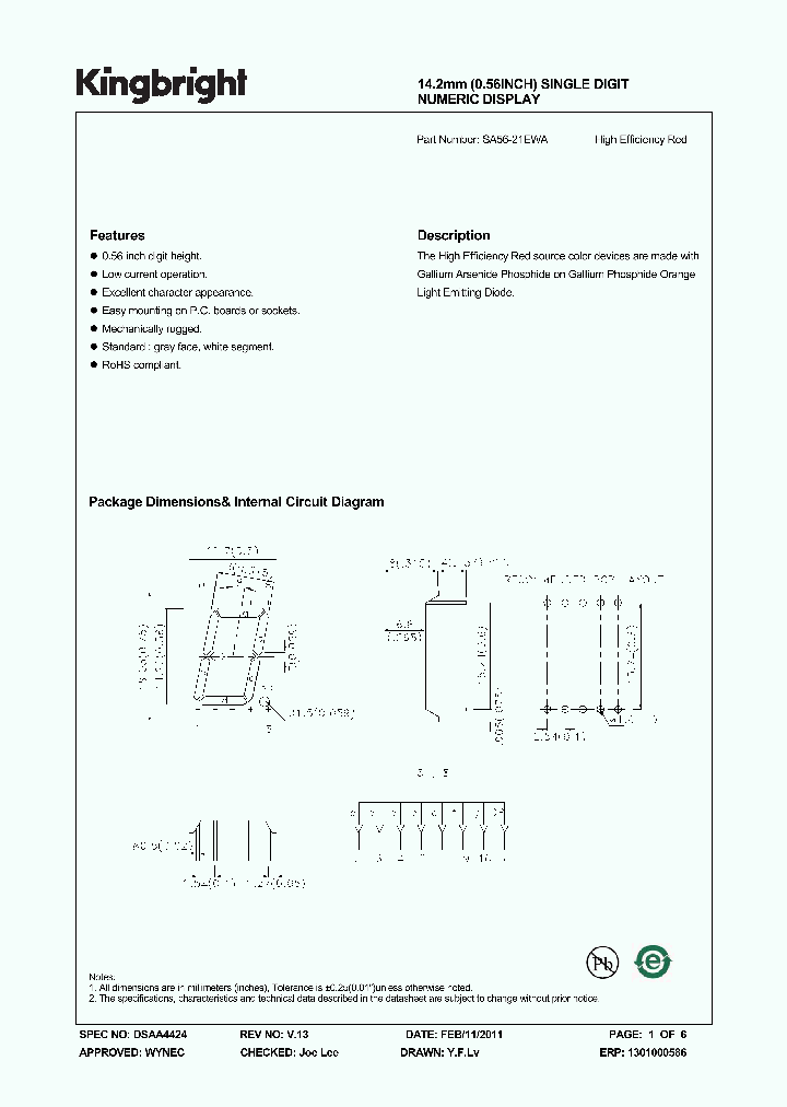 SA56-21EWA11_3124266.PDF Datasheet