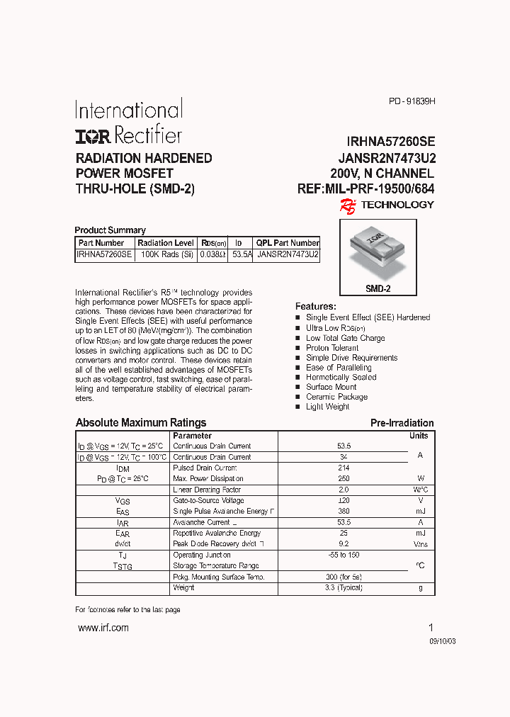 IRHNA57260SE_3202352.PDF Datasheet