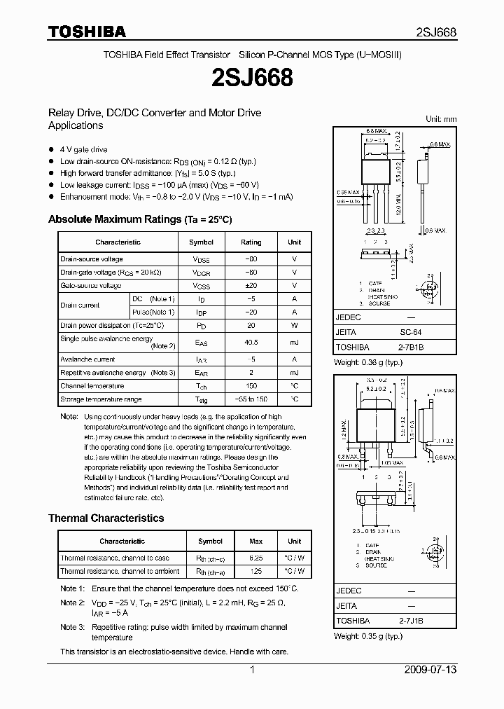 2SJ668_3293605.PDF Datasheet