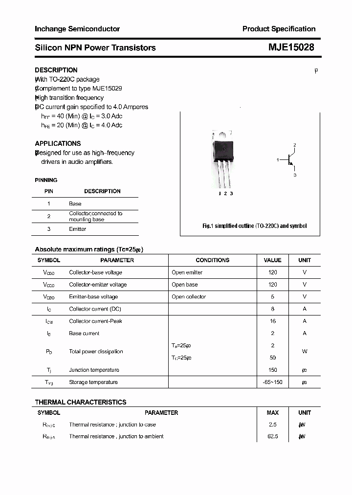 MJE15028_3415741.PDF Datasheet