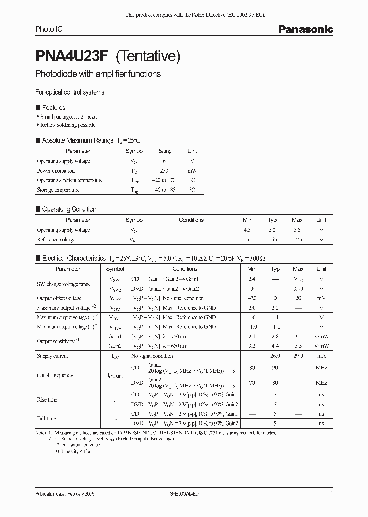 PNA4U23F_3500207.PDF Datasheet