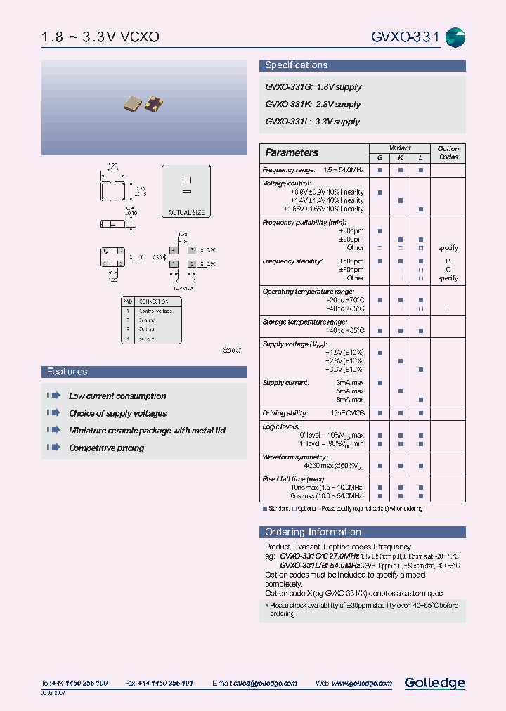 GVXO-331_3616929.PDF Datasheet