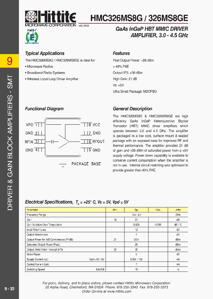 HMC326MS8GE_3676606.PDF Datasheet