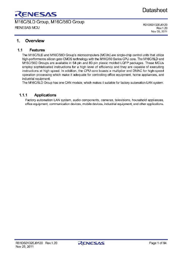 R5F35L30DFF11_3714624.PDF Datasheet