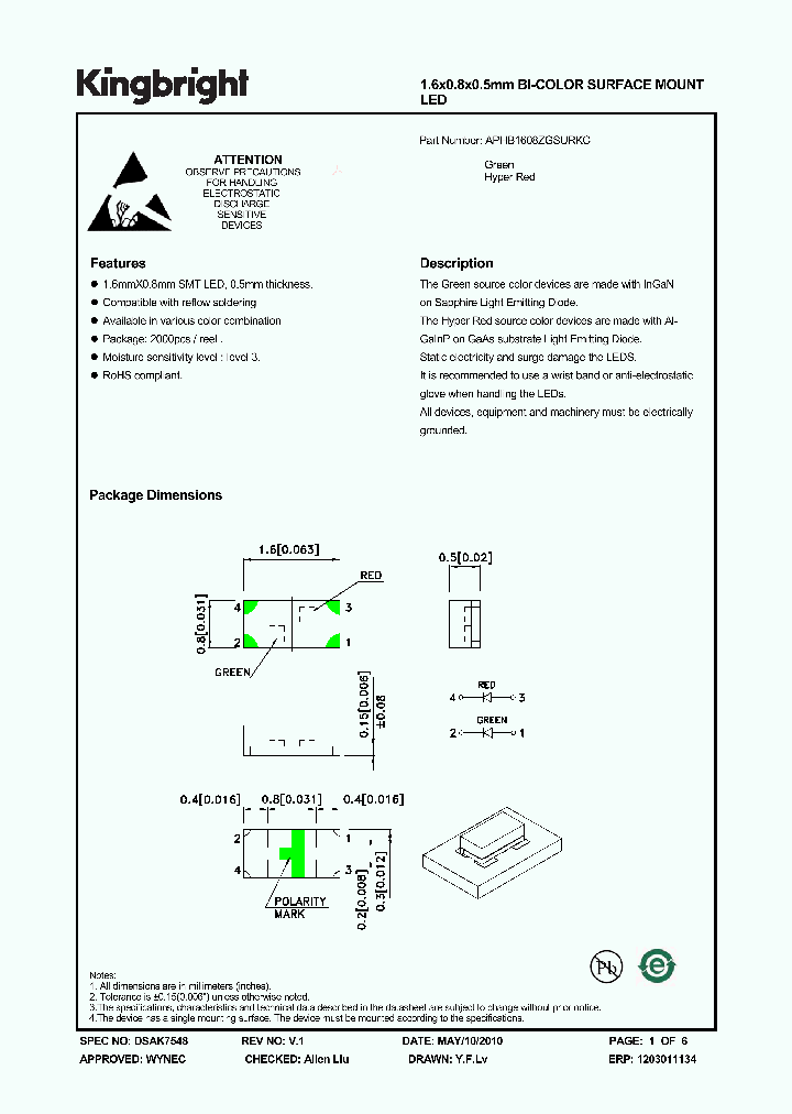 APHB1608ZGSURKC_3778023.PDF Datasheet