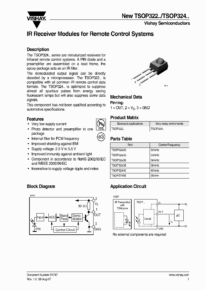 TSOP3256_3813932.PDF Datasheet