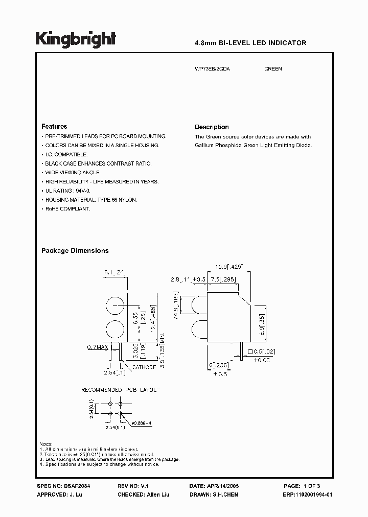 WP73EB2GDA_3832808.PDF Datasheet