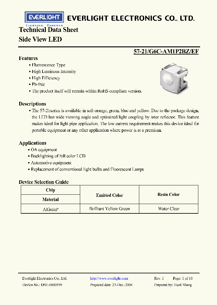 57-21G6C-AM1P2BZEF_3832333.PDF Datasheet