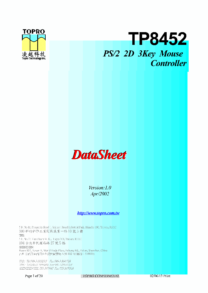 TP8452_4084217.PDF Datasheet