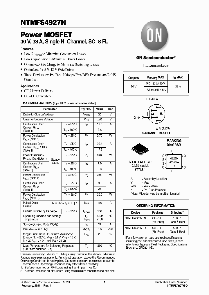 NTMFS4927NT1G_3853423.PDF Datasheet