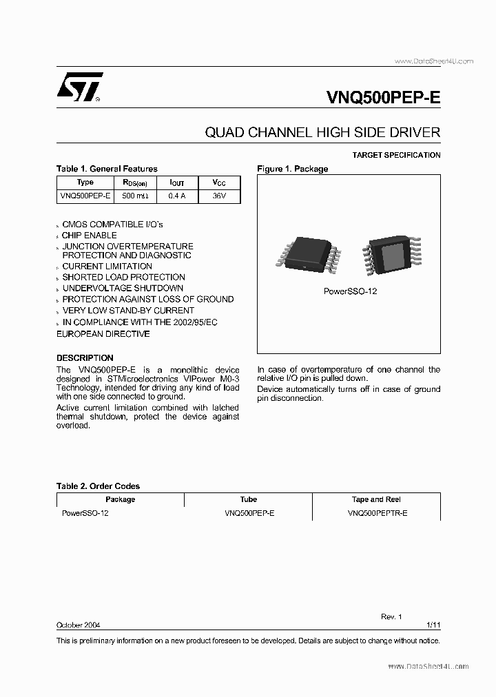 VNQ500PEP-E_4161205.PDF Datasheet