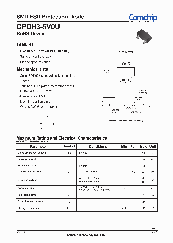 CPDH3-5V0U12_4211078.PDF Datasheet