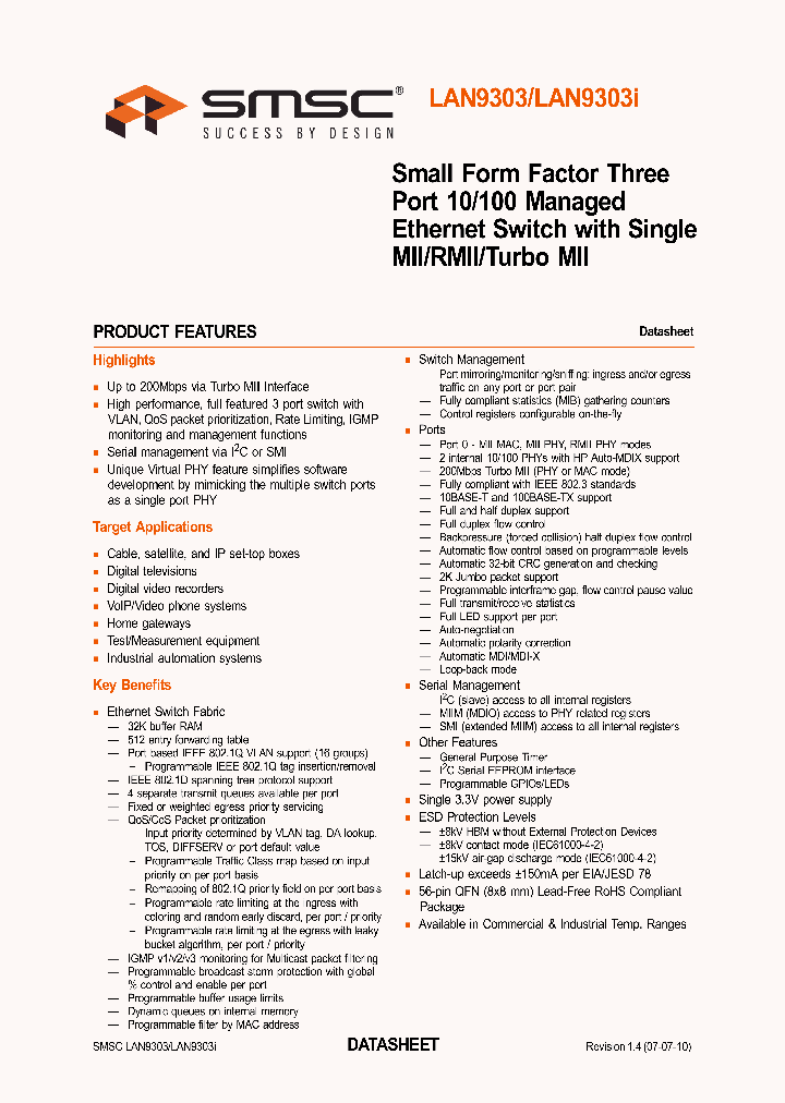 LAN9303I-ABZJ_4306283.PDF Datasheet