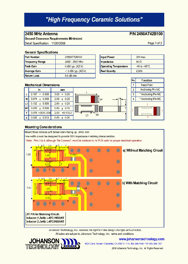 2450AT42B100_4506971.PDF Datasheet