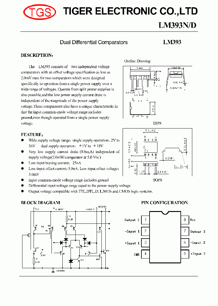 2903d микросхема схема включения