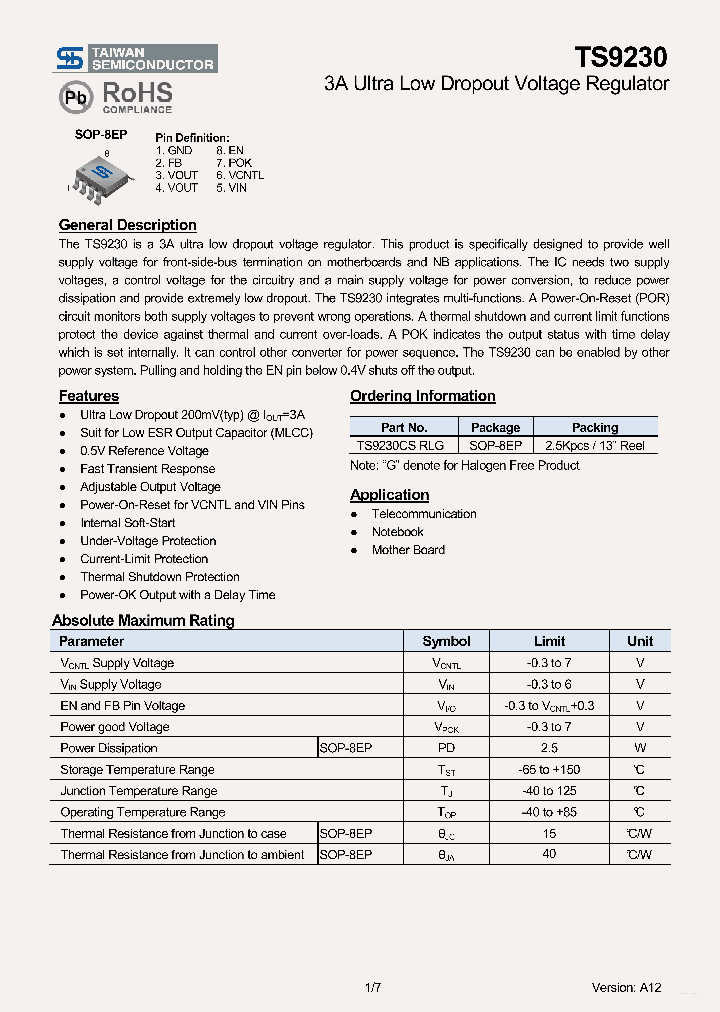 TS9230_4509199.PDF Datasheet