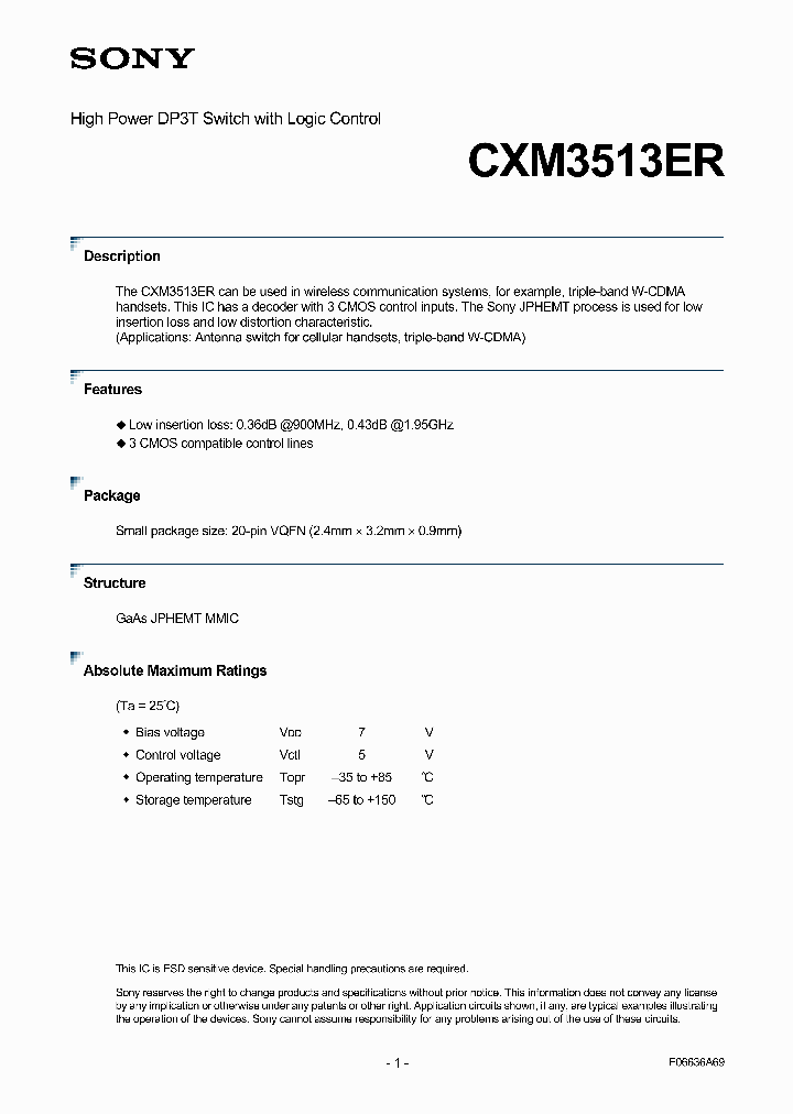 CXM3513ER_4612313.PDF Datasheet