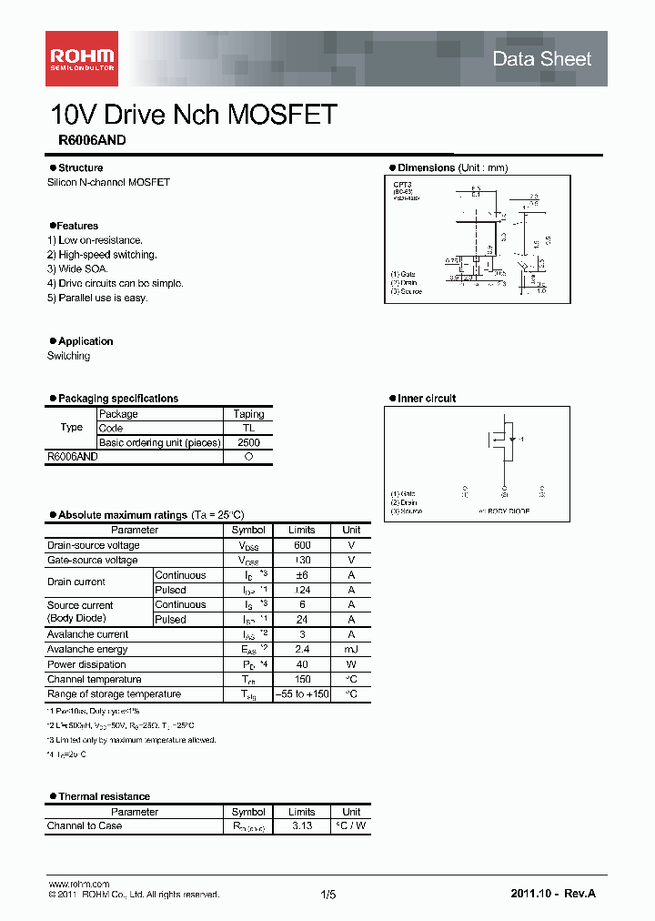 R6006AND_4660138.PDF Datasheet