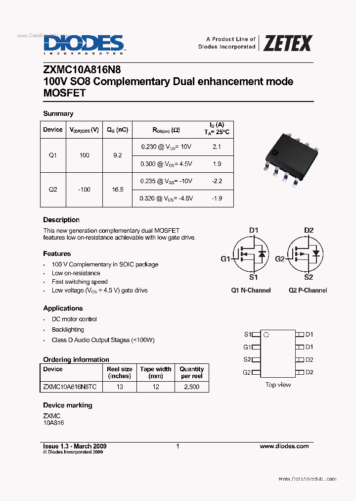 ZXMC10A816N8_4662033.PDF Datasheet