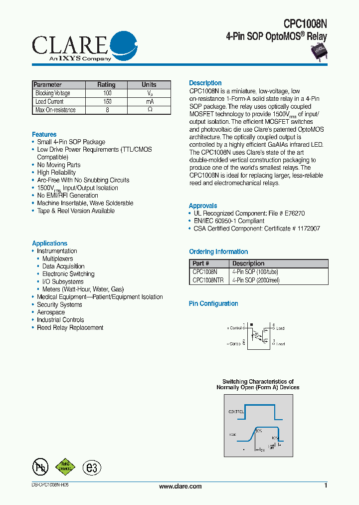 CPC1008N_4663845.PDF Datasheet