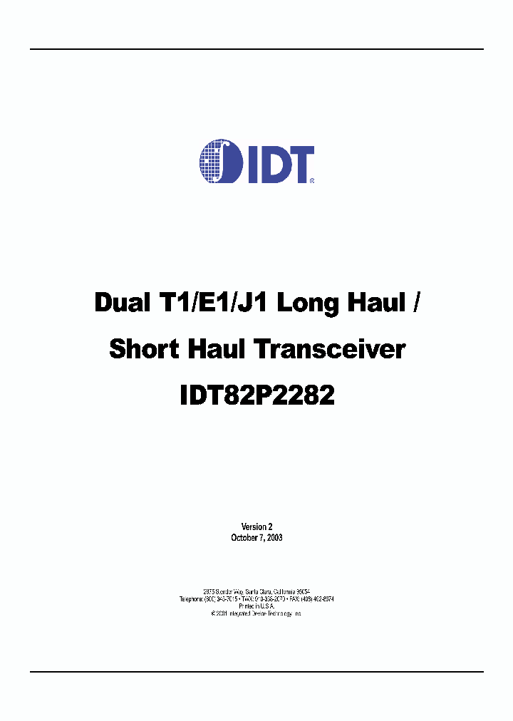 IDT82P2282PF_4670662.PDF Datasheet