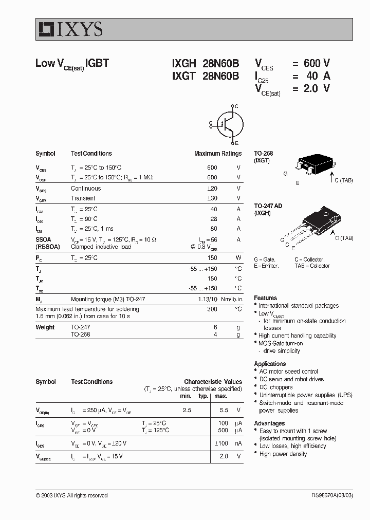 IXGT28N60B_4673945.PDF Datasheet