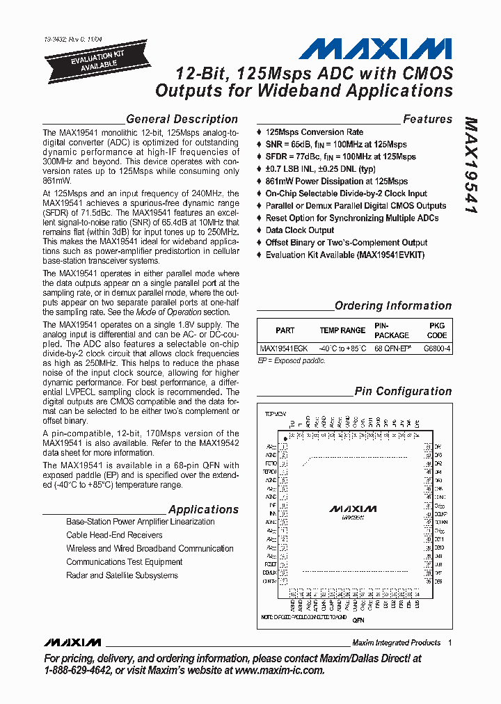 MAX19541_4677731.PDF Datasheet