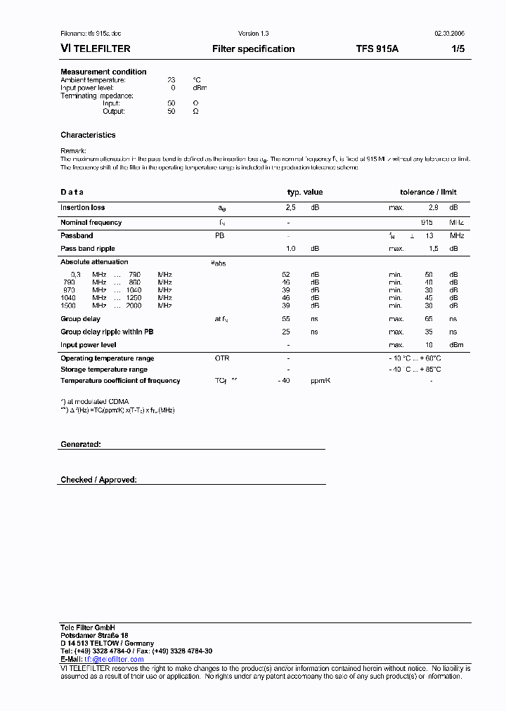 TFS915A_4744635.PDF Datasheet