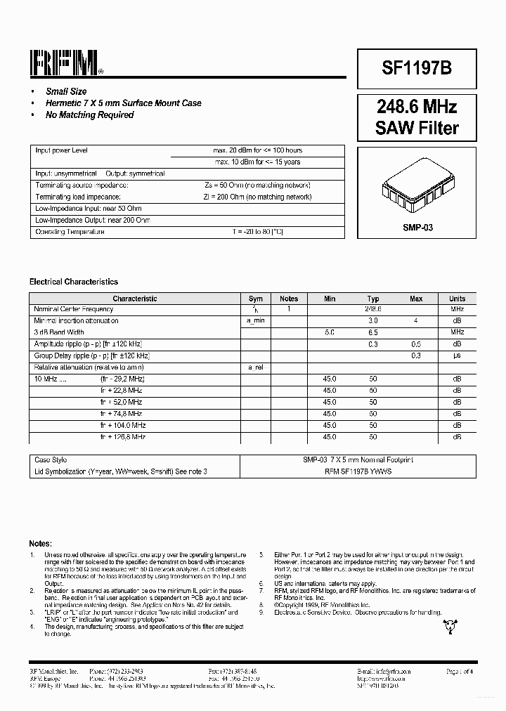 SF1197B_4777747.PDF Datasheet