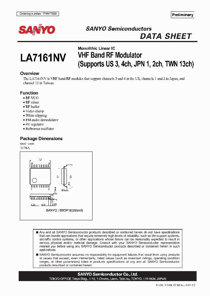 LA7161NV06_4792279.PDF Datasheet