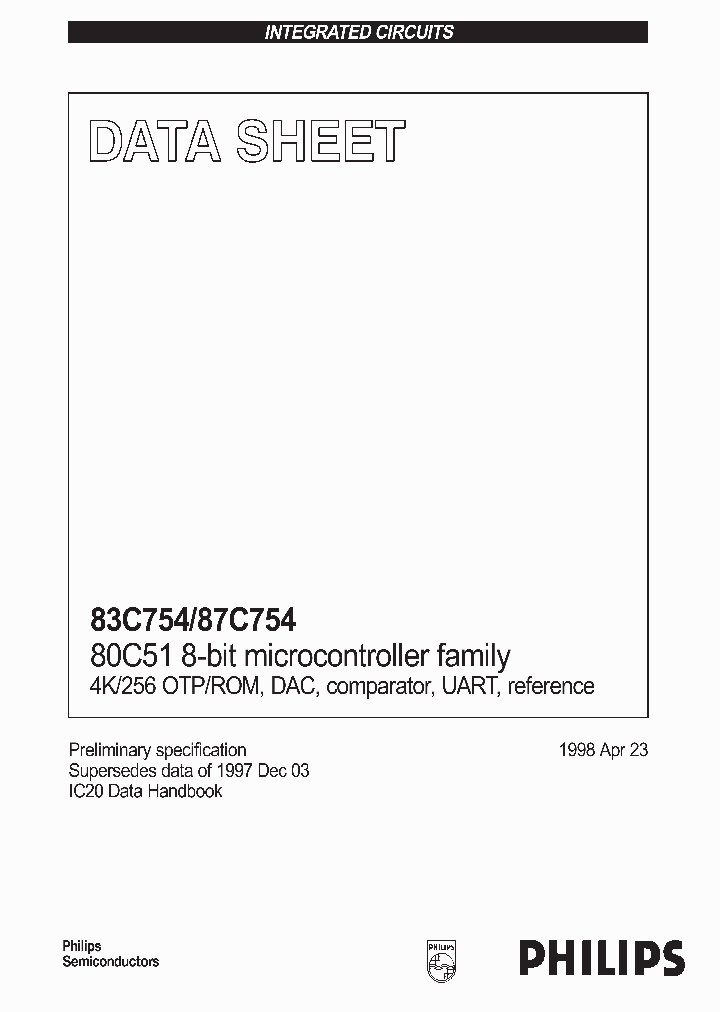 P83C754EBDDB_4815521.PDF Datasheet