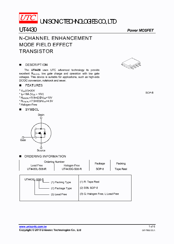 UT4430G-S08-R_4821635.PDF Datasheet