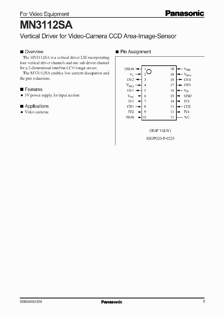 MN3112SA_4829931.PDF Datasheet