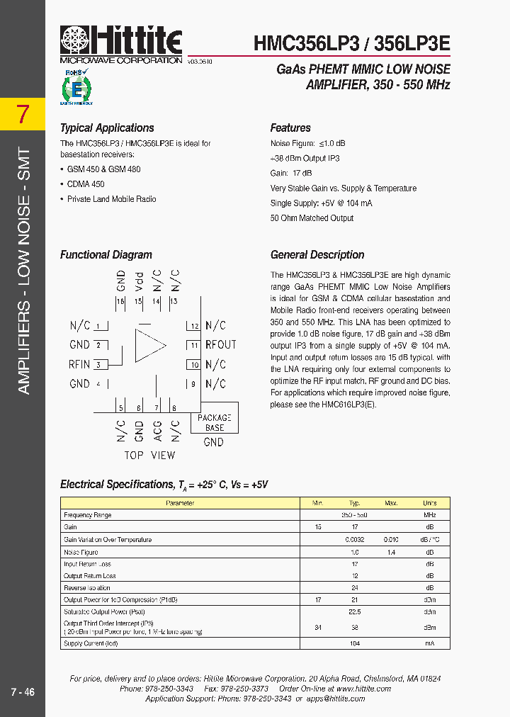 HMC356LP3E_4864589.PDF Datasheet