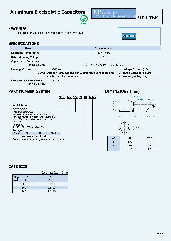 NPC13V152MTA10X25_4886170.PDF Datasheet