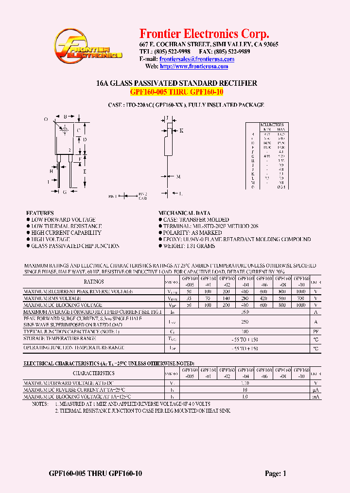 GPF160-005_5199058.PDF Datasheet