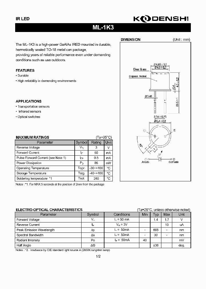 ML-1K3_5221322.PDF Datasheet