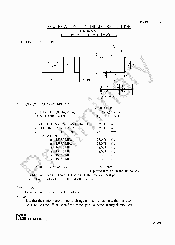 TDFM1B-1747O-11A_5260151.PDF Datasheet