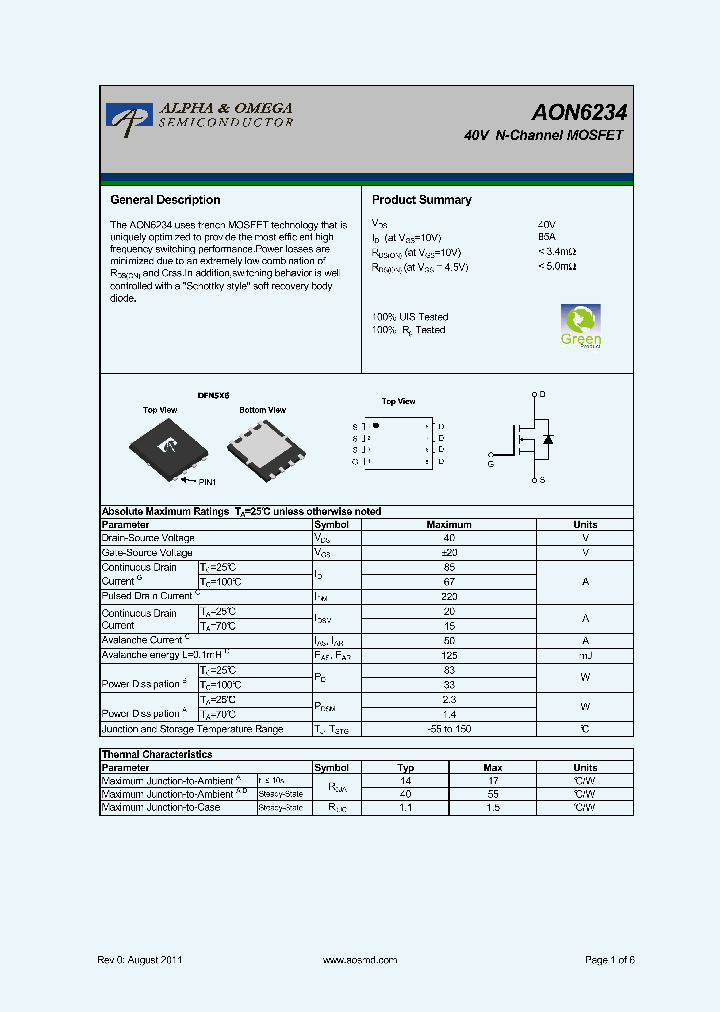 AON6234_5267137.PDF Datasheet