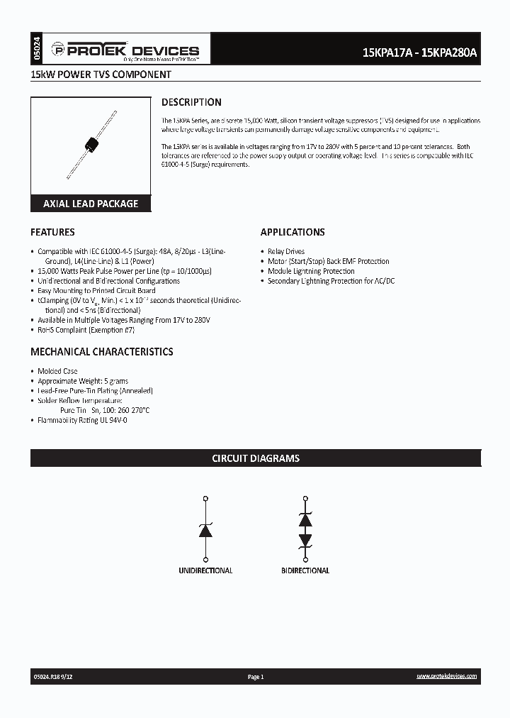 15KPA240_5309640.PDF Datasheet