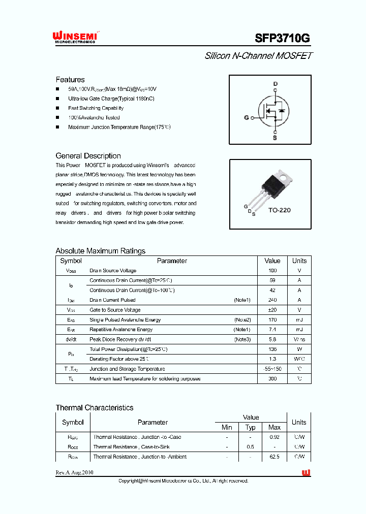 SFP3710G_5346309.PDF Datasheet