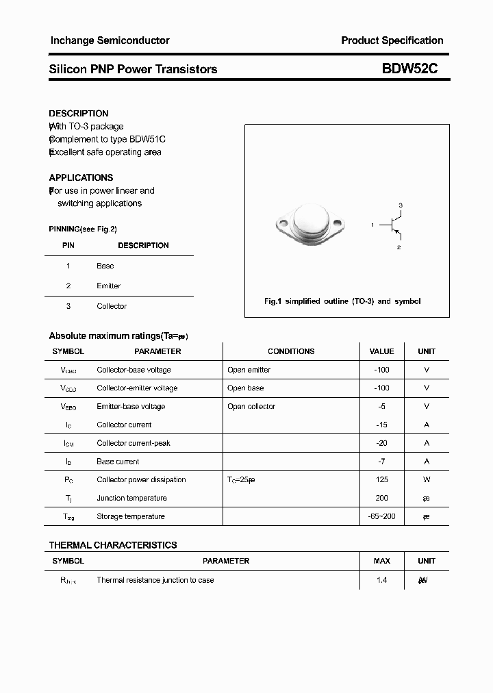 BDW52C_5360503.PDF Datasheet