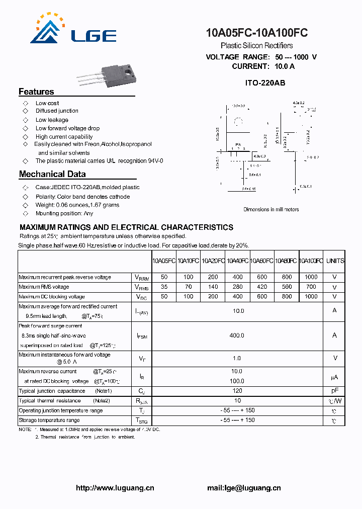 10A100FC_5378617.PDF Datasheet