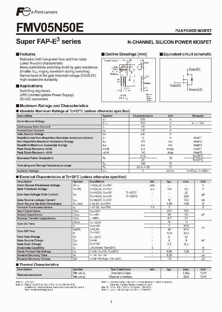 FMV05N50E_5415393.PDF Datasheet